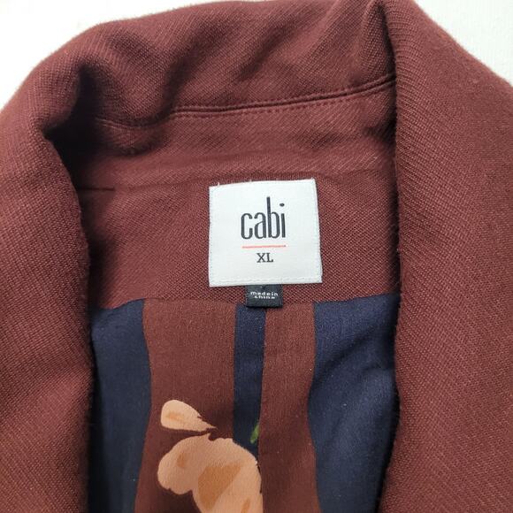 Cabi long boss jacket rust red blazer 3545 - Picture 4 of 8